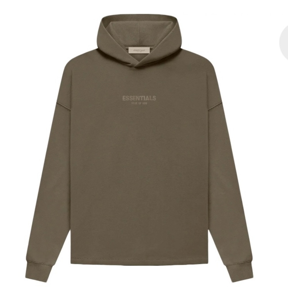 dark essentials hoodie